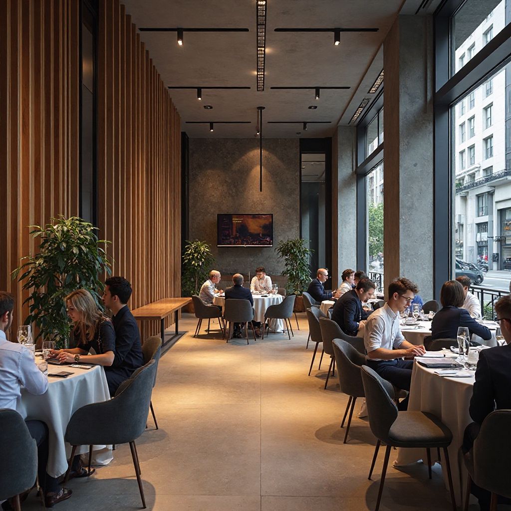 Professional corporate event setup