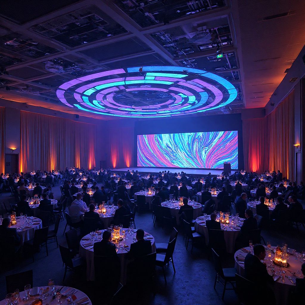 Corporate gala with innovative design