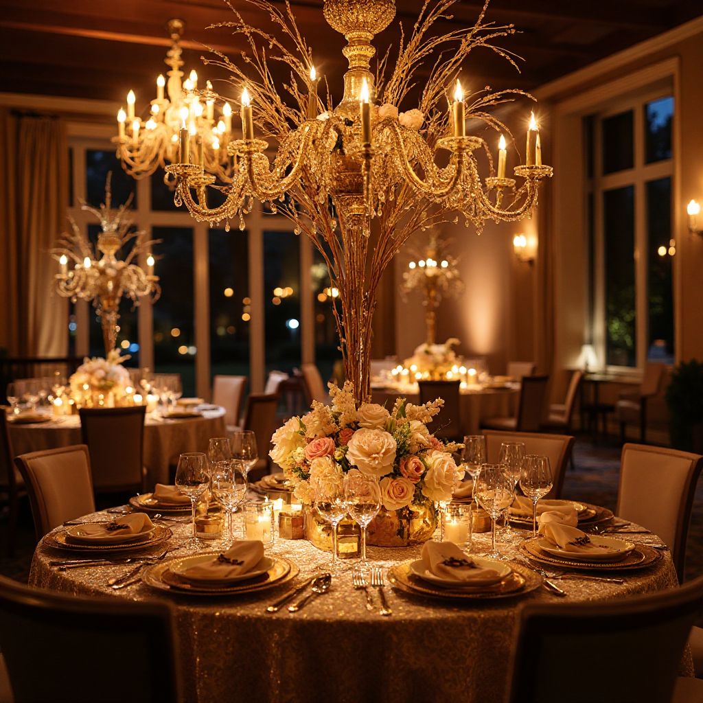 Glamorous milestone birthday celebration